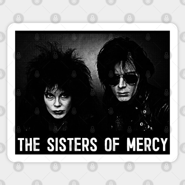 Sisters Of Mercy /  Goth Fan Design Sticker by DankFutura